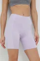 ljubičasta Kratke hlače za jogu Reebok Ženski