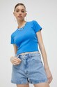 Abercrombie & Fitch pantaloni scurti jeans albastru KI149.3078.278