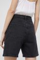 Odzież Abercrombie & Fitch szorty jeansowe KI149.3169.975 czarny