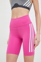 adidas Performance szorty treningowe Training Icons HR5451 różowy SS23