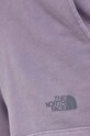 The North Face pantaloni scurti din bumbac violet NF0A826ON141