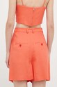 Îmbrăcăminte Drykorn pantaloni scurti din in 80715.126065.4302 portocaliu