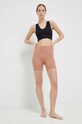 Roxy pantaloni scurți de yoga Chill Out ERJNS03441 maro SS23