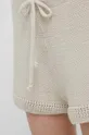 béžová Bavlnené šortky Sisley