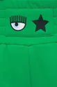 зелений Бавовняні шорти Chiara Ferragni