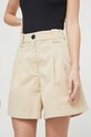 HUGO szorty 50489969 beżowy SS24