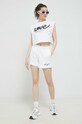 Bavlněné šortky HUGO 50486319 bílá SS23