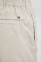 Хлопковые шорты Tommy Hilfiger WW0WW38729.PPYX бежевый