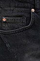United Colors of Benetton szorty jeansowe bawełniane czarny 4YO7D900S.800