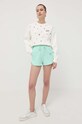 Pinko szorty bawełniane 100689.A0KN zielony SS23
