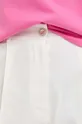 biela Ľanové šortky Pinko