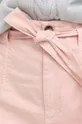 rózsaszín BOSS pamut rövidnadrág