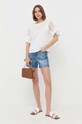 BOSS szorty jeansowe 50490935 niebieski SS23