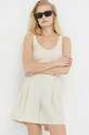 Herskind pantaloni scurti panza bej 4720519