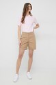 Kratke hlače Tommy Hilfiger WW0WW37772.PPYX bež SS23