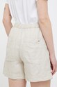 Odzież Tommy Hilfiger szorty lniane WW0WW37768.PPYX beżowy