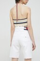 Ρούχα Τζιν σορτς Tommy Jeans DW0DW15595.PPYX λευκό