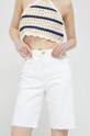 Tommy Jeans pantaloni scurti jeans alb DW0DW15595.PPYX