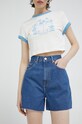 Джинсовые шорты Tommy Jeans хлопок голубой DW0DW15600.PPYX