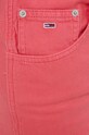 Tommy Jeans pantaloni scurti jeans roz DW0DW15607.PPYX