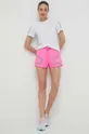 Kratke hlače za tek adidas by Stella McCartney TruePace roza