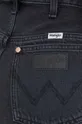 čierna Rifľové krátke nohavice Wrangler