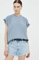 Wrangler szorty jeansowe Festival niebieski W26FDE32Y
