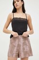 Calvin Klein Underwear szorty piżamowe beżowy 000QS6851E.PPYX