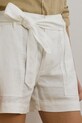 Lauren Ralph pantaloni scurți din in alb 200862093
