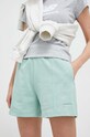 New Balance pantaloni scurti din bumbac bumbac verde WS23552SAE