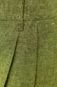 zelená Ľanové šortky MICHAEL Michael Kors