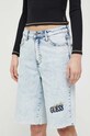 Τζιν σορτς Guess Originals μπλε W3GG17D4ON0