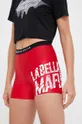 piros LaBellaMafia edzős rövidnadrág Hardcore Ladies Női