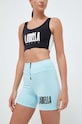 LaBellaMafia szorty treningowe Acqua z elastanem niebieski LB.27054