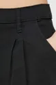 črna Kratke hlače iz mešanice lana Hollister Co.