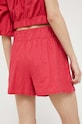 Ρούχα Σορτς από λινό Abercrombie & Fitch KI149.3226.635 ροζ