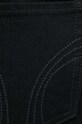 Hollister Co. pantaloni scurti jeans CURVY JEANS KI349.3202.975. negru