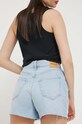 Îmbrăcăminte Hollister Co. pantaloni scurti jeans CURVY JEANS KI349.3214.278. albastru