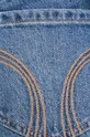 niebieski Hollister Co. szorty jeansowe CURVY JEANS