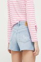 Îmbrăcăminte Hollister Co. pantaloni scurti jeans CURVY JEANS KI349.3239.278. albastru