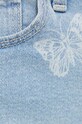 Hollister Co. pantaloni scurti jeans CURVY JEANS KI349.3239.278. albastru