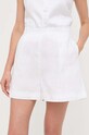 Ľanové šortky Bardot 58719PB.ORCHID.WHITE béžová SS23