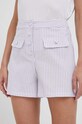 Šortky United Colors of Benetton s elastanom fialová 45B4D9011.904
