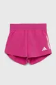 розовый Детские шорты adidas G TI 3S WV Для девочек
