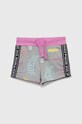Guess pantaloni scurti copii imprimeu gri K3RD00.KA6R3.PPYX