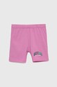 Guess szorty dziecięce z elastanem fioletowy K3RD02.J1311.PPYX