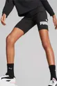 fekete Puma gyerek rövidnadrág ESS+ Logo Short Leggings G Lány