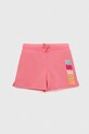 Детски къси панталони Guess J3GD21.FL04P.PPYX розов SS23