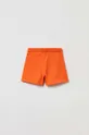 Detské bavlnené šortky OVS oranžová