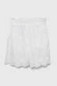 Παιδικό λινό σορτς Guess casual λευκό J3GD07.WCVM0.PPYX